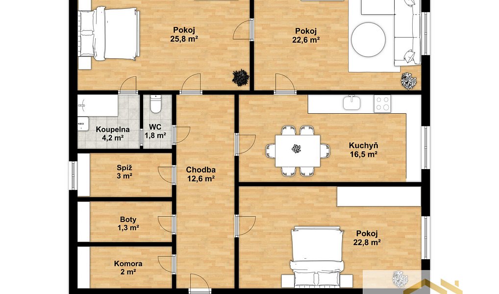 Prodej bytu 3+1 113 m², Praha – náhled fotky 9