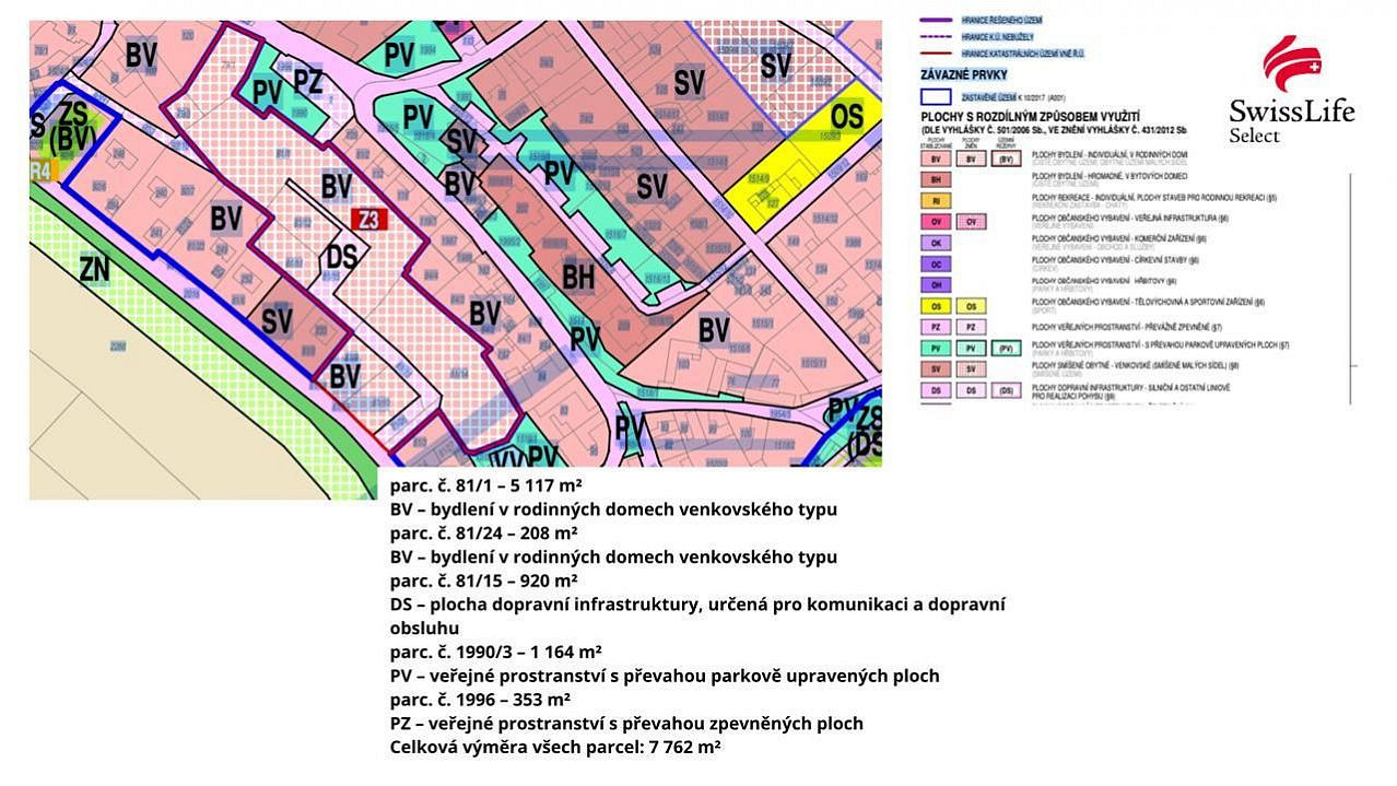 Prodej stavebního pozemku 7 762 m² – fotografie 5