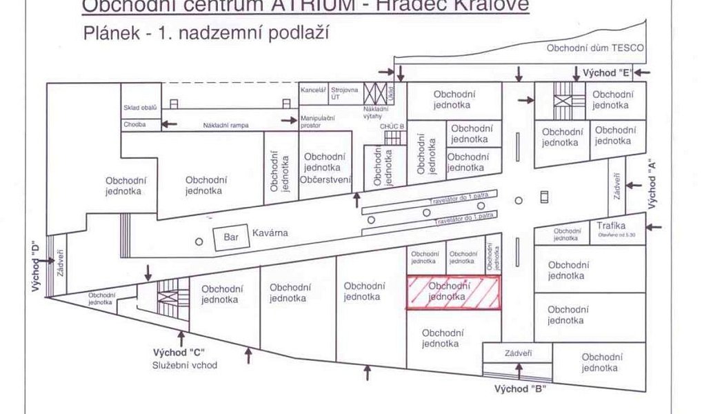 Pronájem obchodních prostor 87 m², Hradec Králové – náhled fotky 3