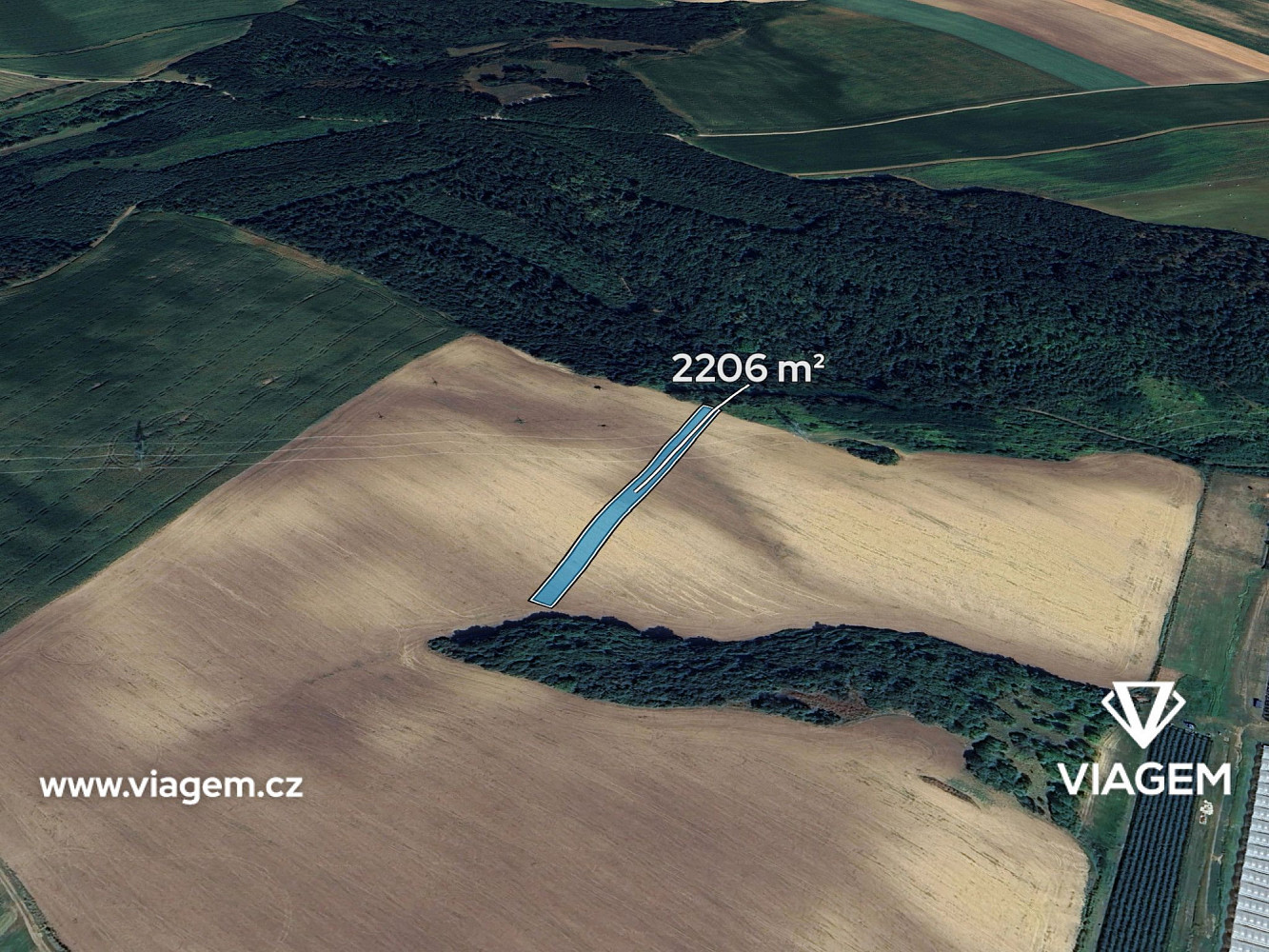 Prodej pole 2 206 m²