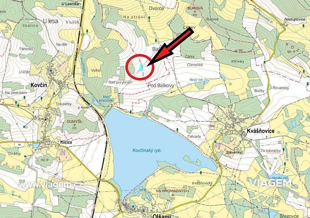 Pole 3 774 m², Podíl 50 % o výměře 1 887 m² – pohled 4