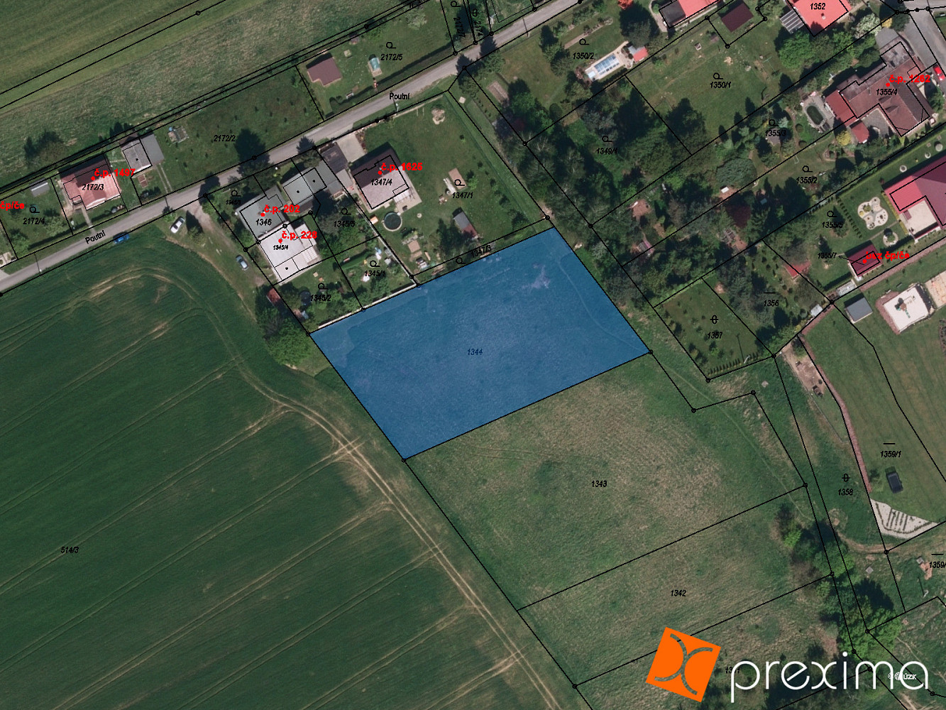 Prodej stavebního pozemku 506 m², Karviná