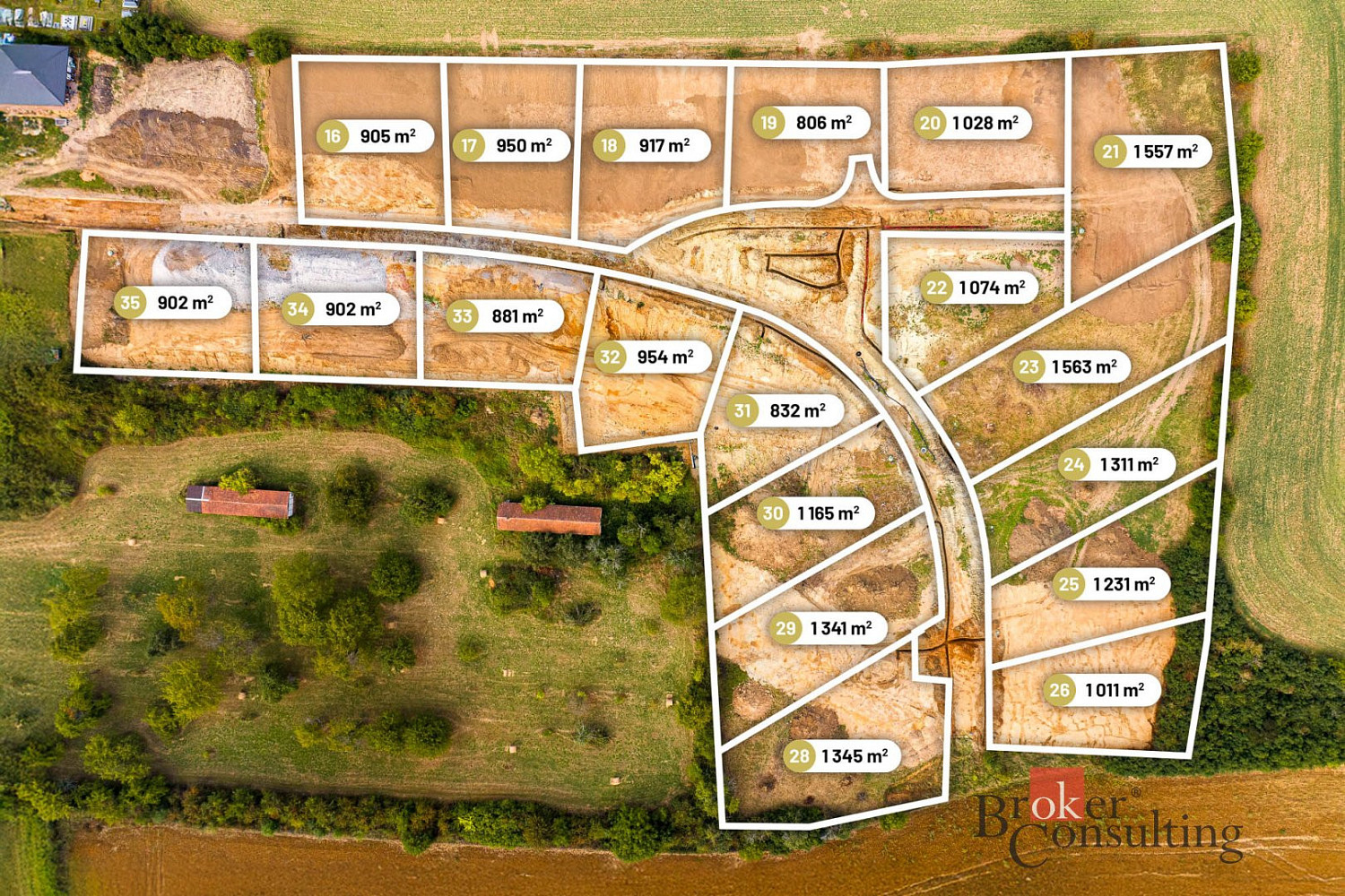 Prodej stavebního pozemku 902 m²