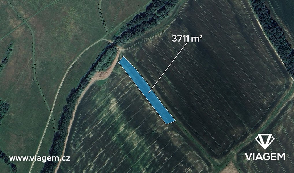 Prodej pole 463 m², Hodslavice – náhled fotky 2