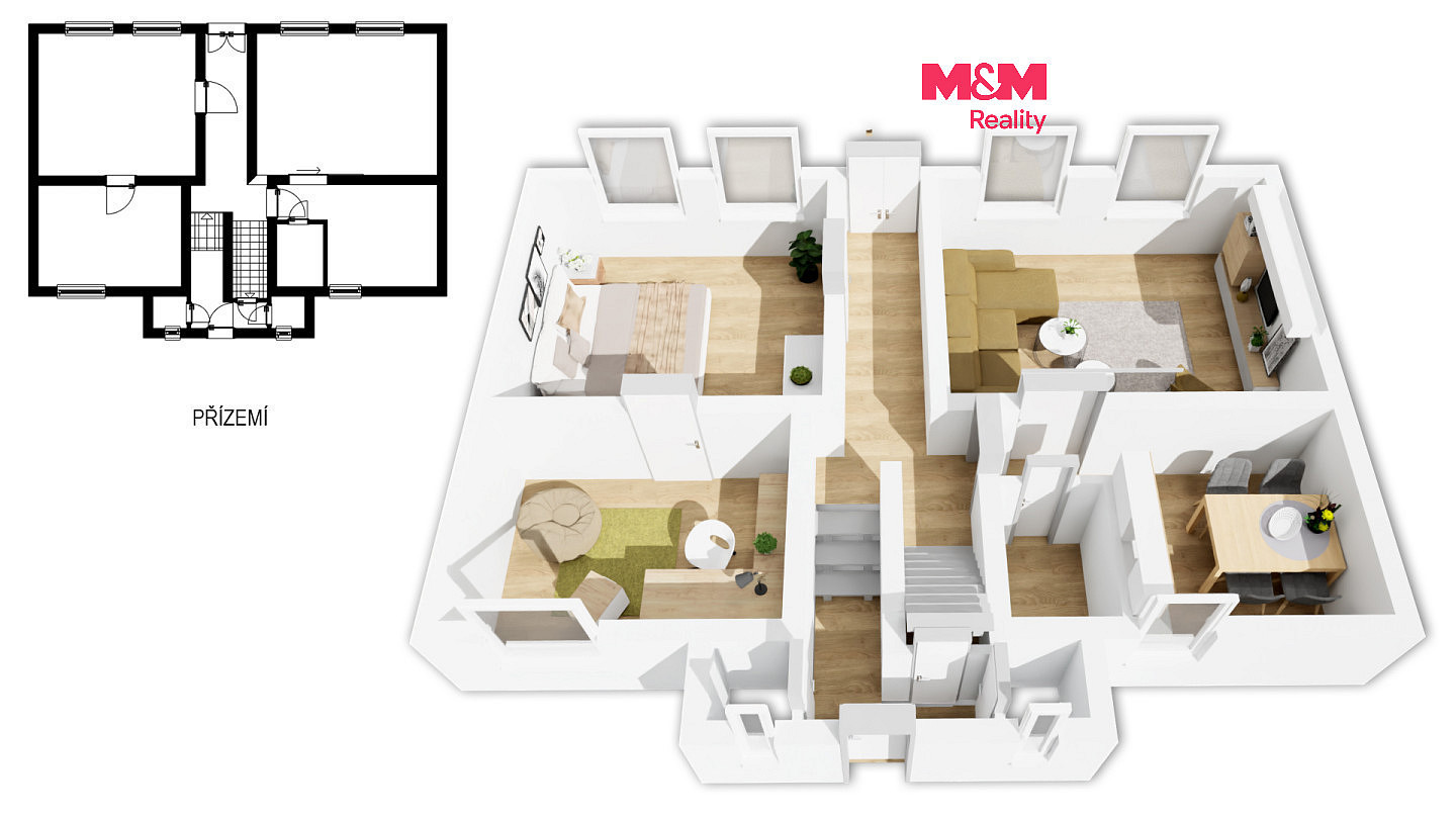 Prodej domu 170 m² s pozemkem 141 m²