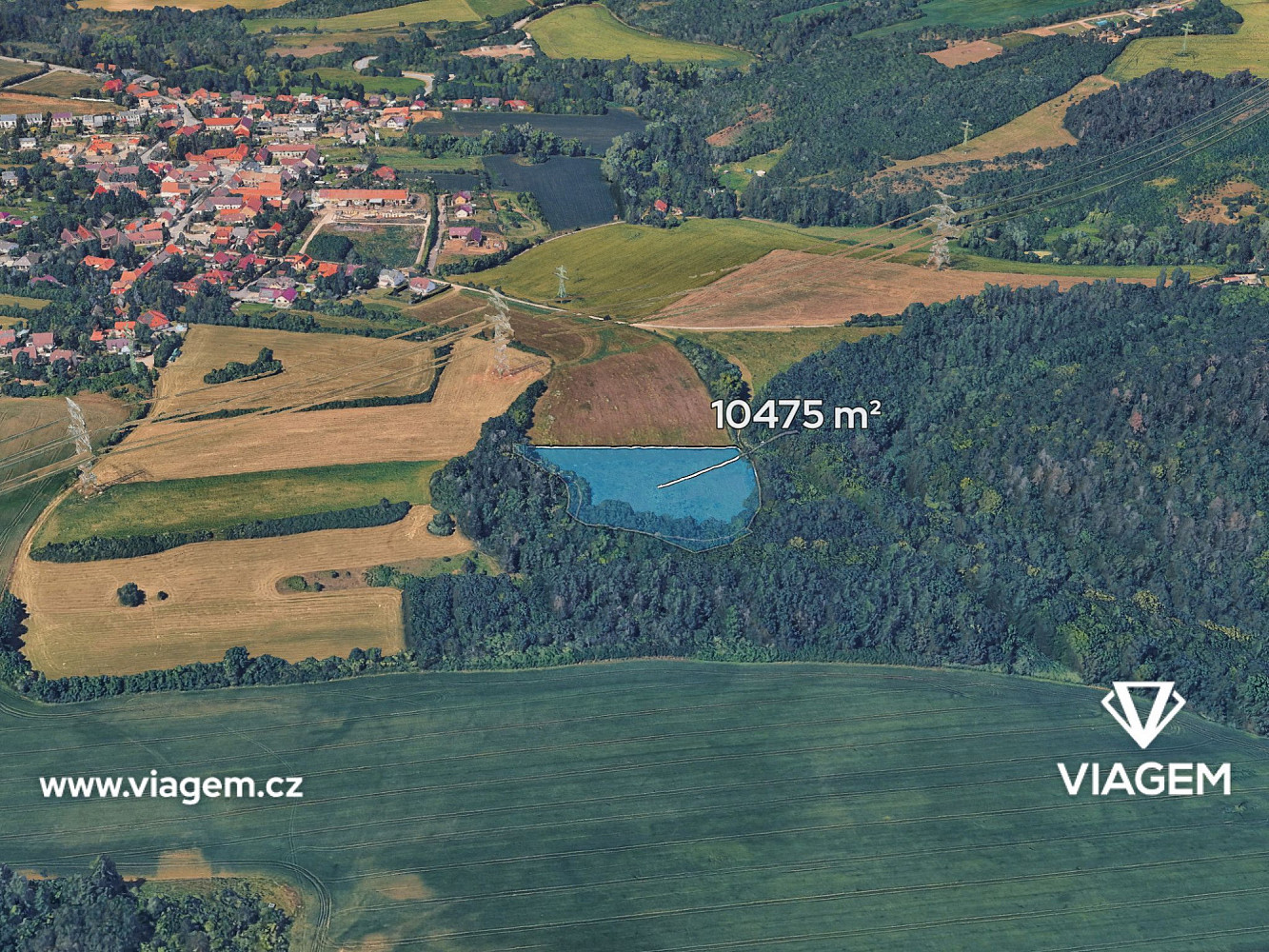 Prodej pole 1 309 m²