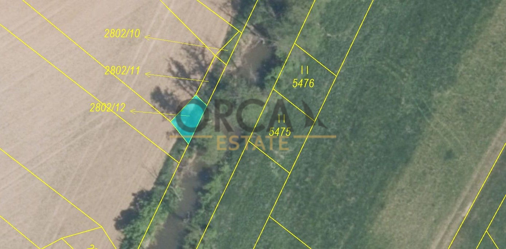 Prodej pozemku 3 653 m² – pohled 3