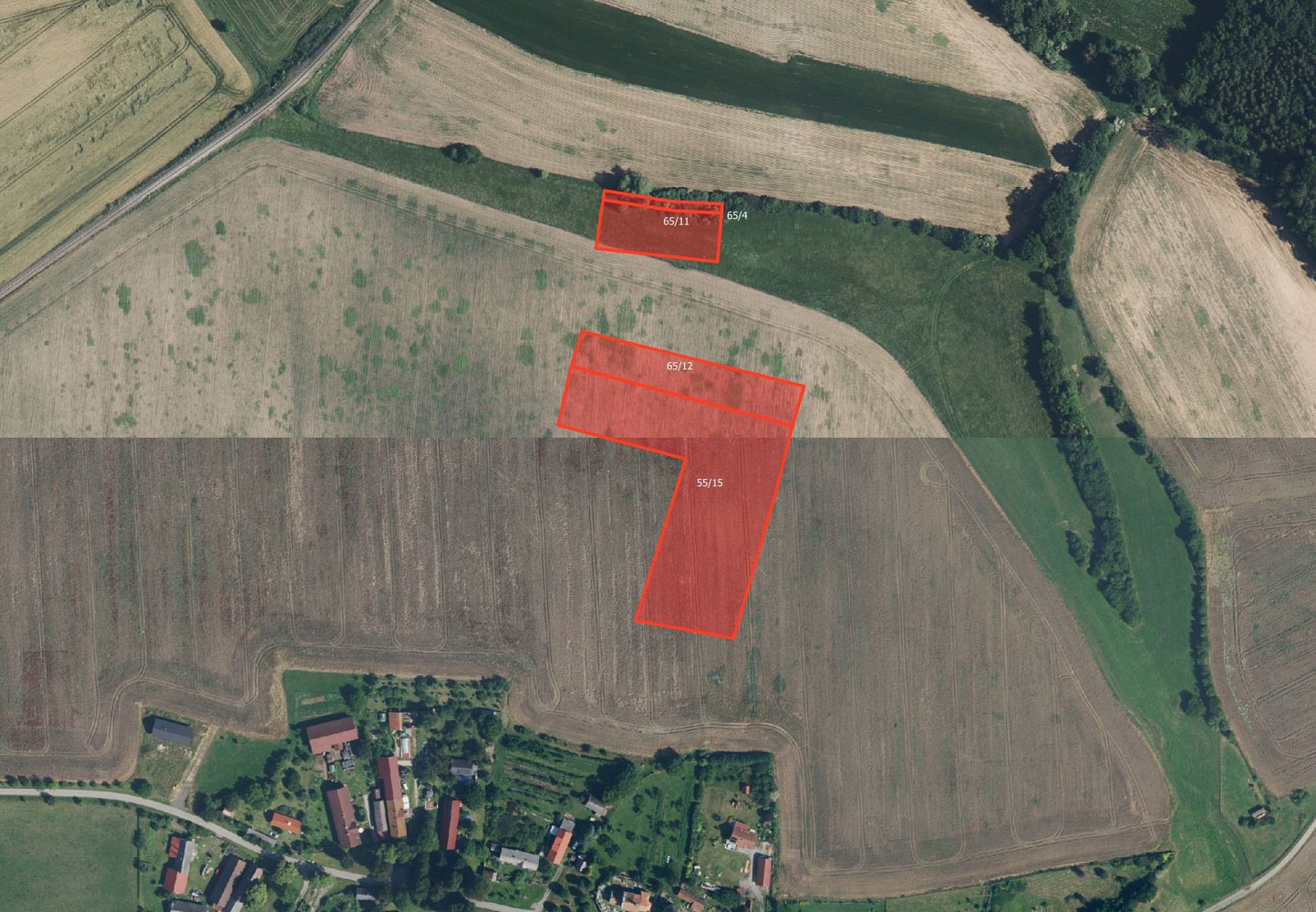 Prodej pole 7 440 m²