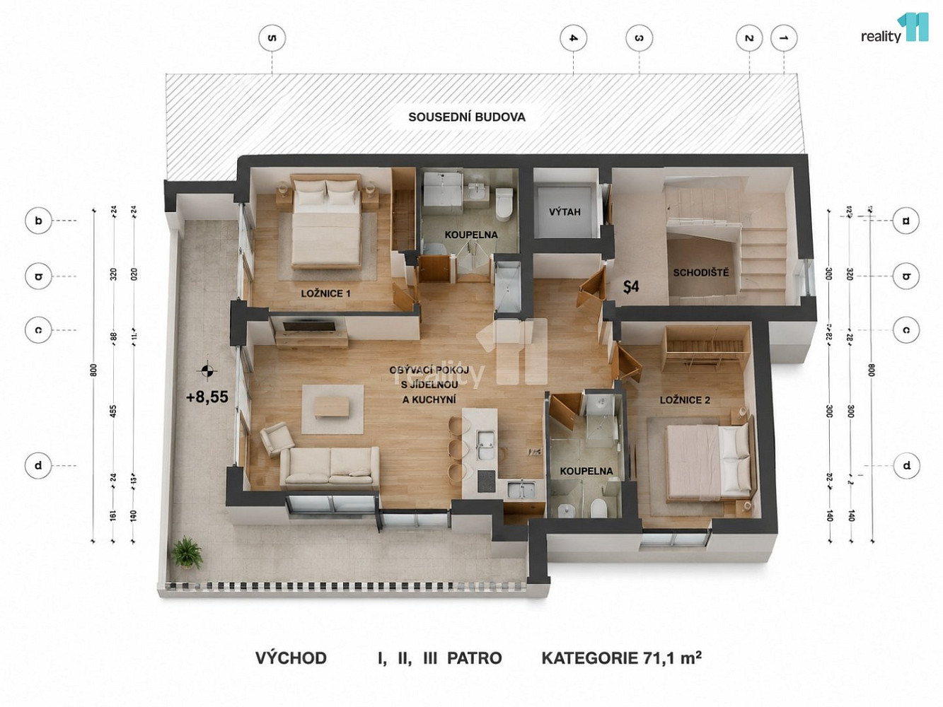 Prodej bytu 2+1 71 m² — photo 5
