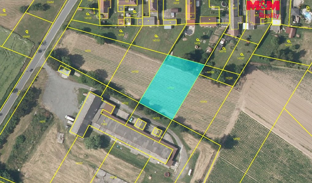 Prodej stavebního pozemku 1 506 m², Církvice – náhled fotky 2