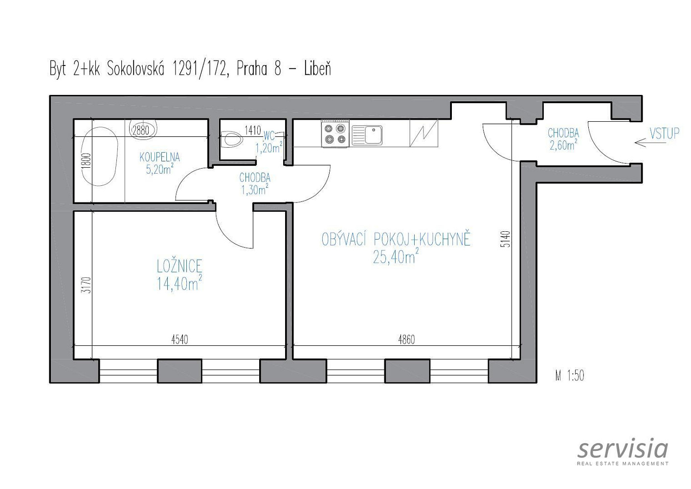 Prodej bytu 2+kk 57 m² – fotografie 3