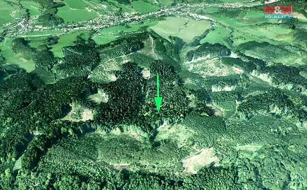 Prodej lesa 16 652 m², Lhota u Vsetína, okres Vsetín