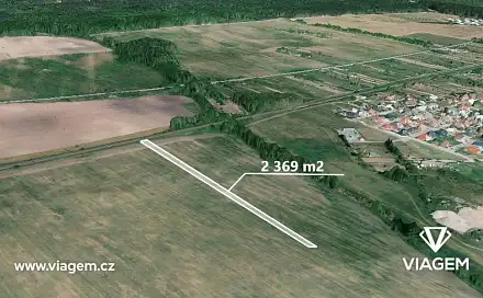 Prodej pole 1 184 m², Rohatec, okres Hodonín