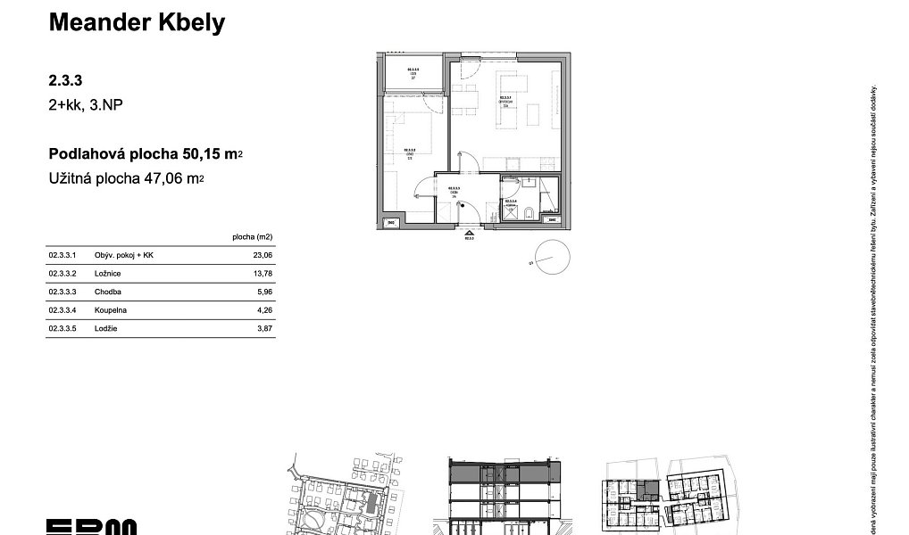 Prodej bytu 2+kk 50 m², Praha – náhled fotky 5