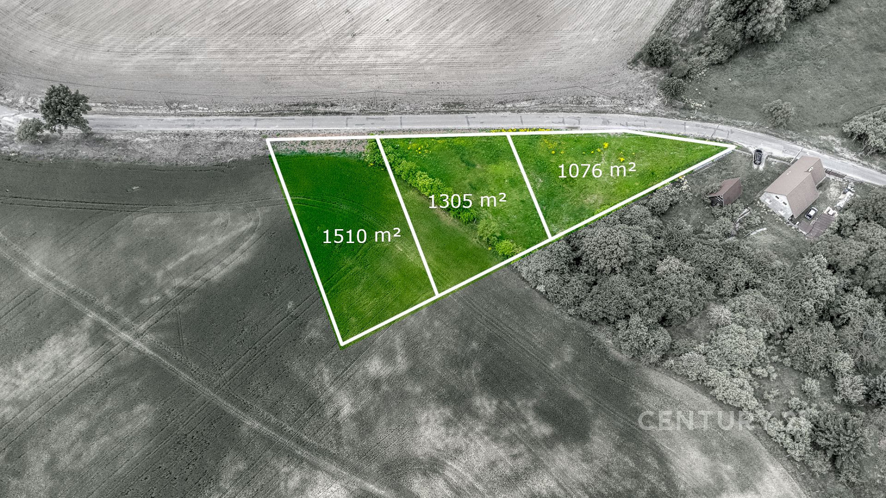 Prodej stavebního pozemku 1 510 m² – fotografie 3