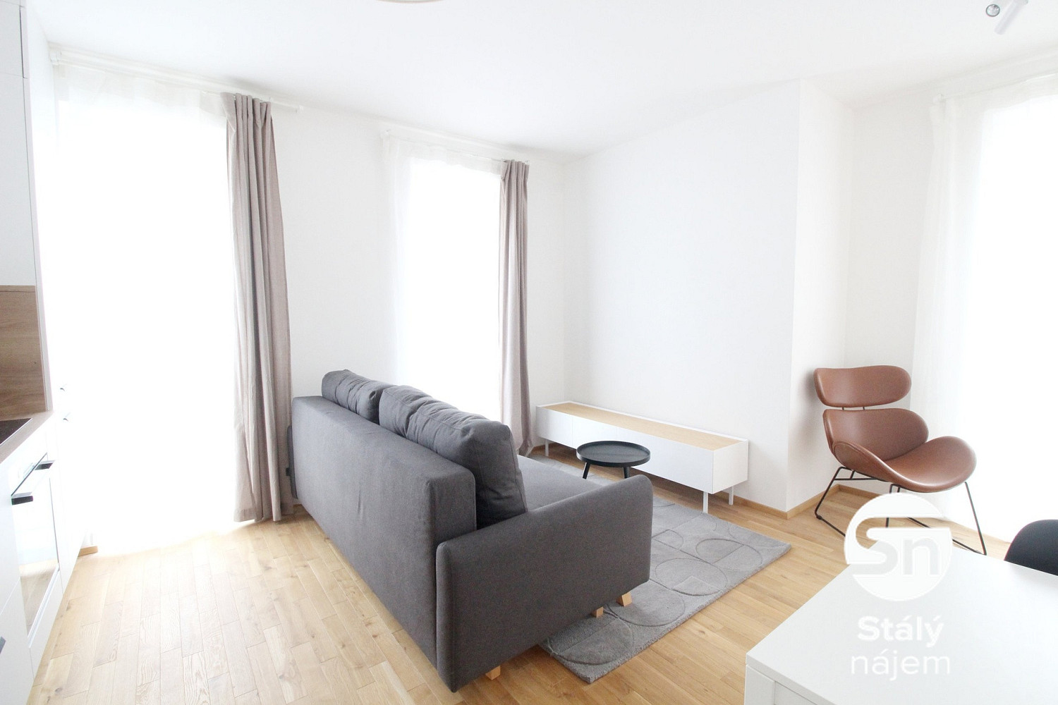 Pronájem bytu 2+kk 38 m² – pohled 4