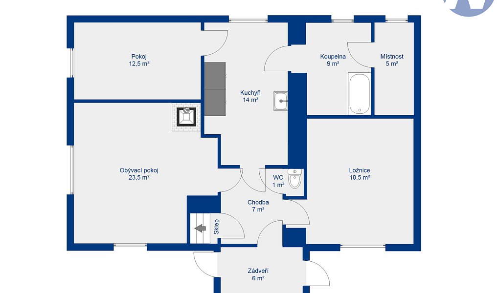 Prodej domu 97 m² s pozemkem 694 m², Bošice – náhled fotky 7