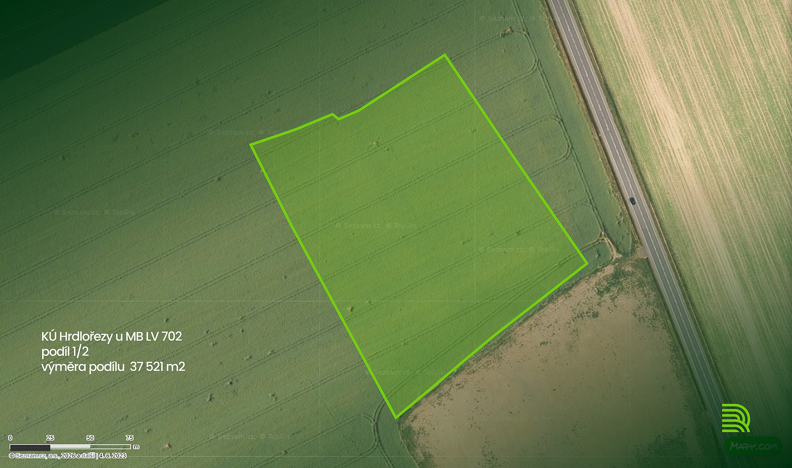 Prodej pole 37 521 m²