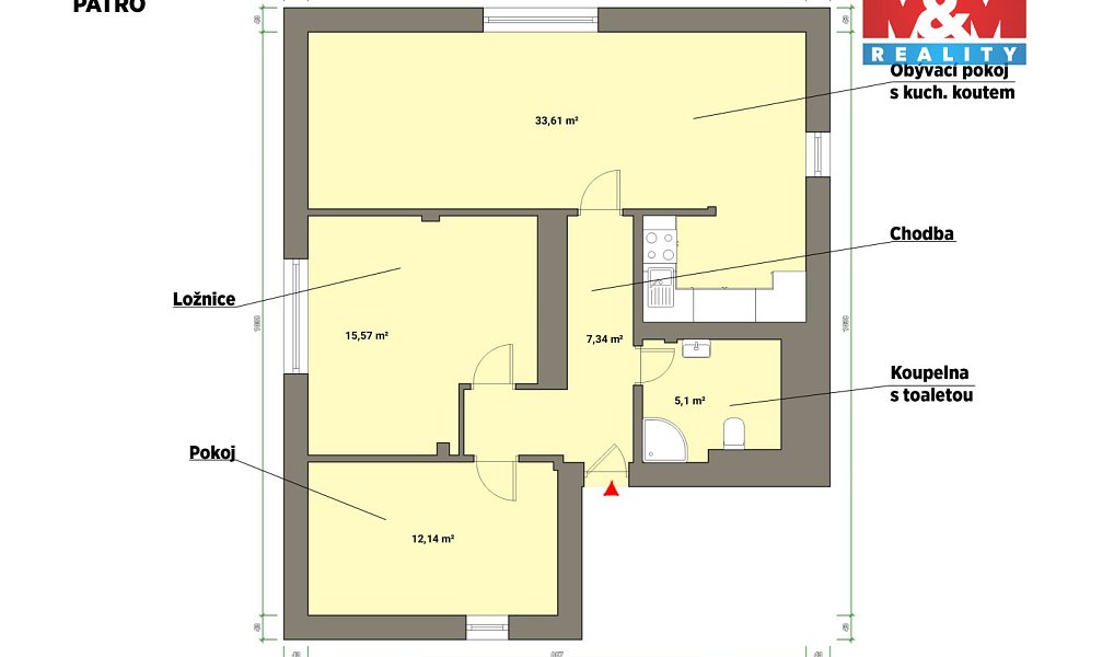 Pronájem bytu 3+kk 74 m², Luby – náhled fotky 6