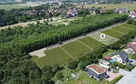 Prodej stavebního pozemku 910 m², Polní, Srubec, okres České Budějovice