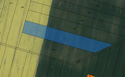 Prodej pole 1 264 m², Stojice, okres Pardubice