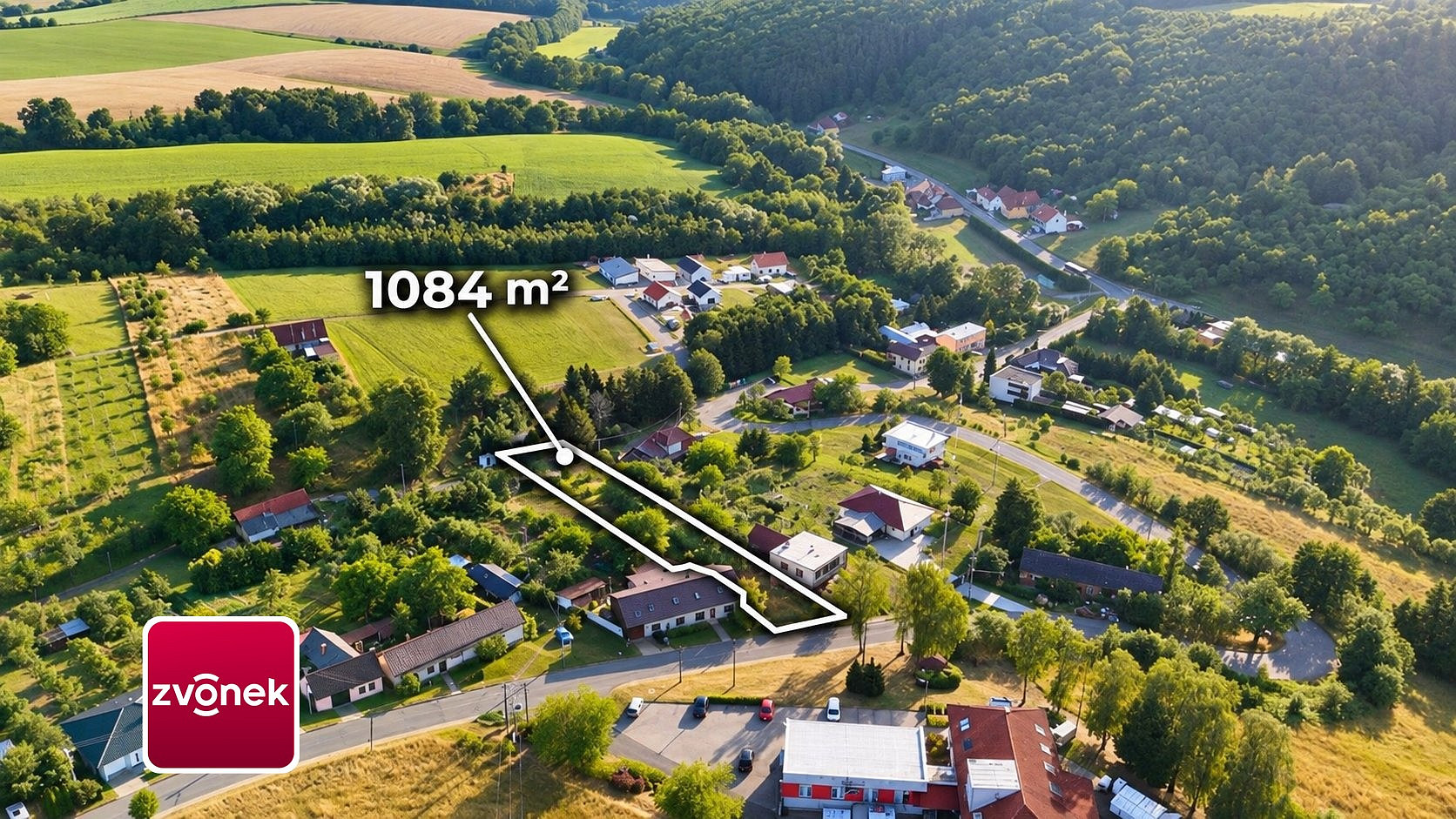 Prodej stavebního pozemku 1 084 m²