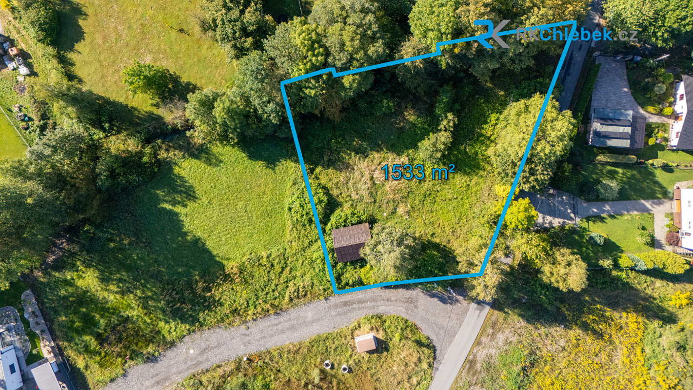 Prodej stavebního pozemku 1 533 m² – fotografie 3