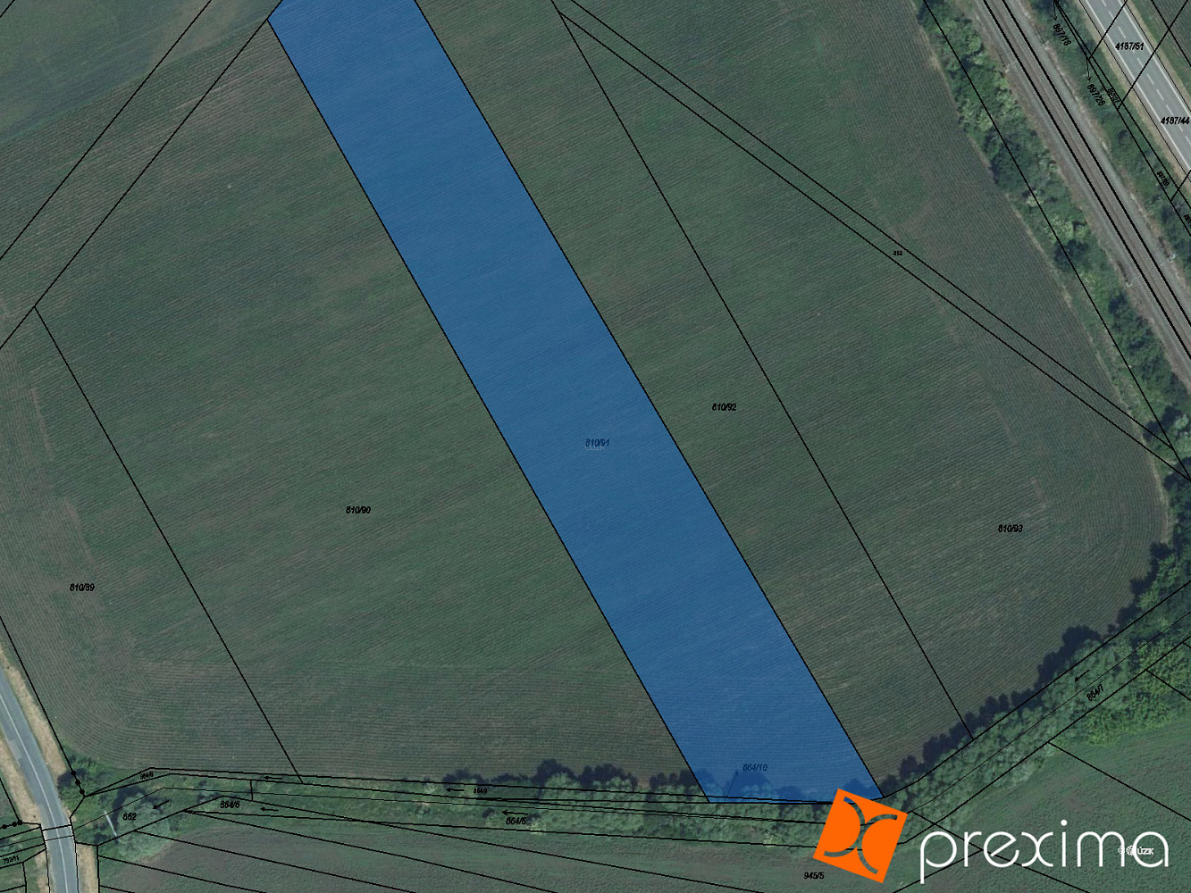 Prodej pole 1 035 m²