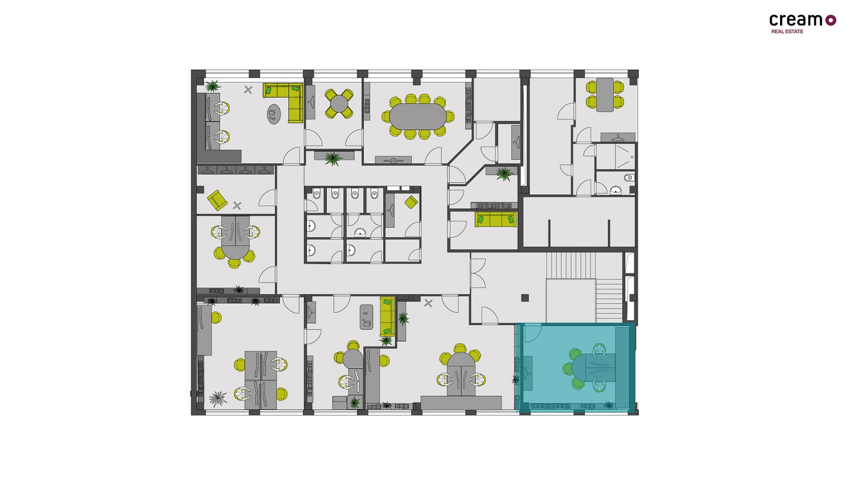 Pronájem kanceláře 27 m² – fotografie 3
