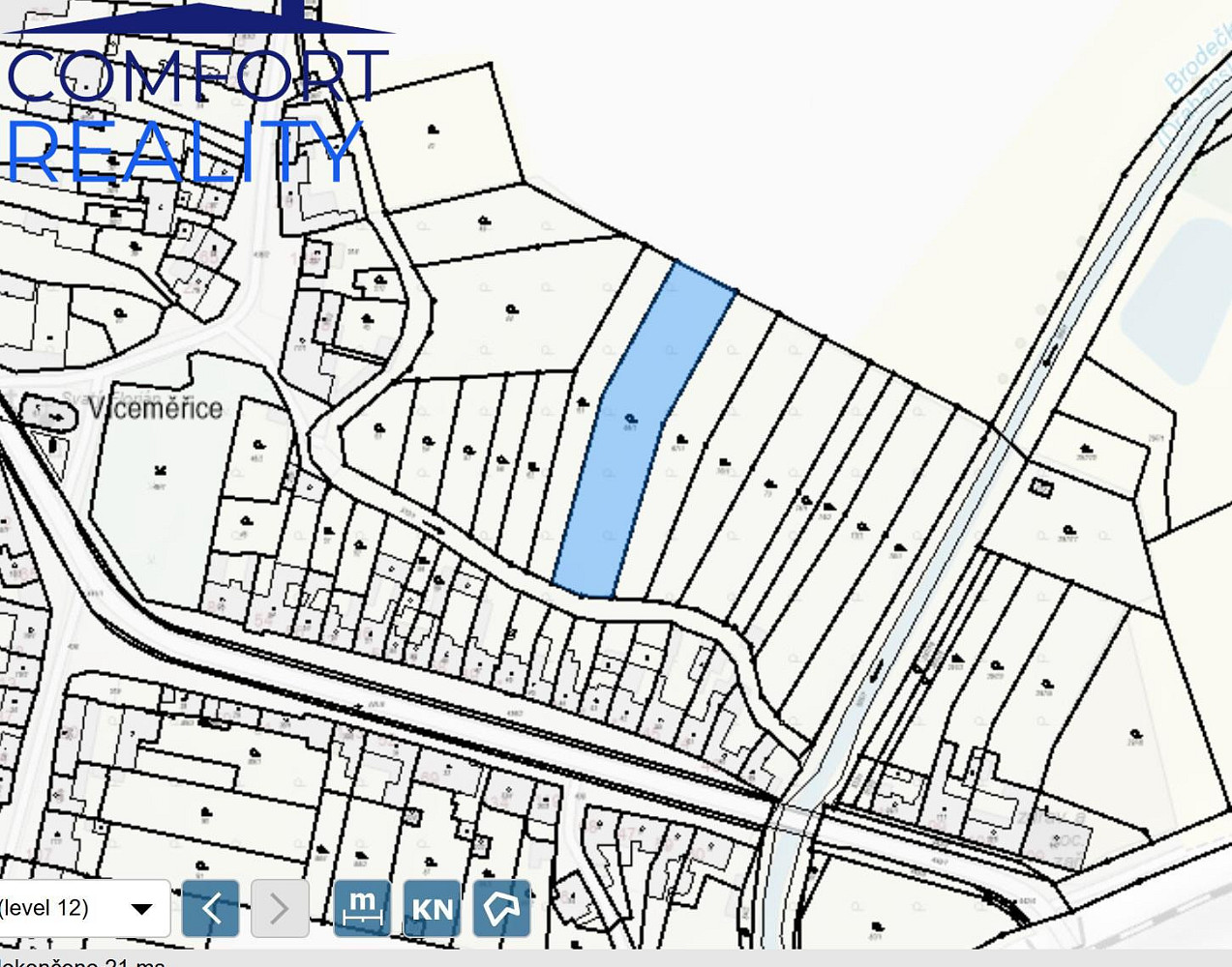 Prodej zahrady 1 622 m²