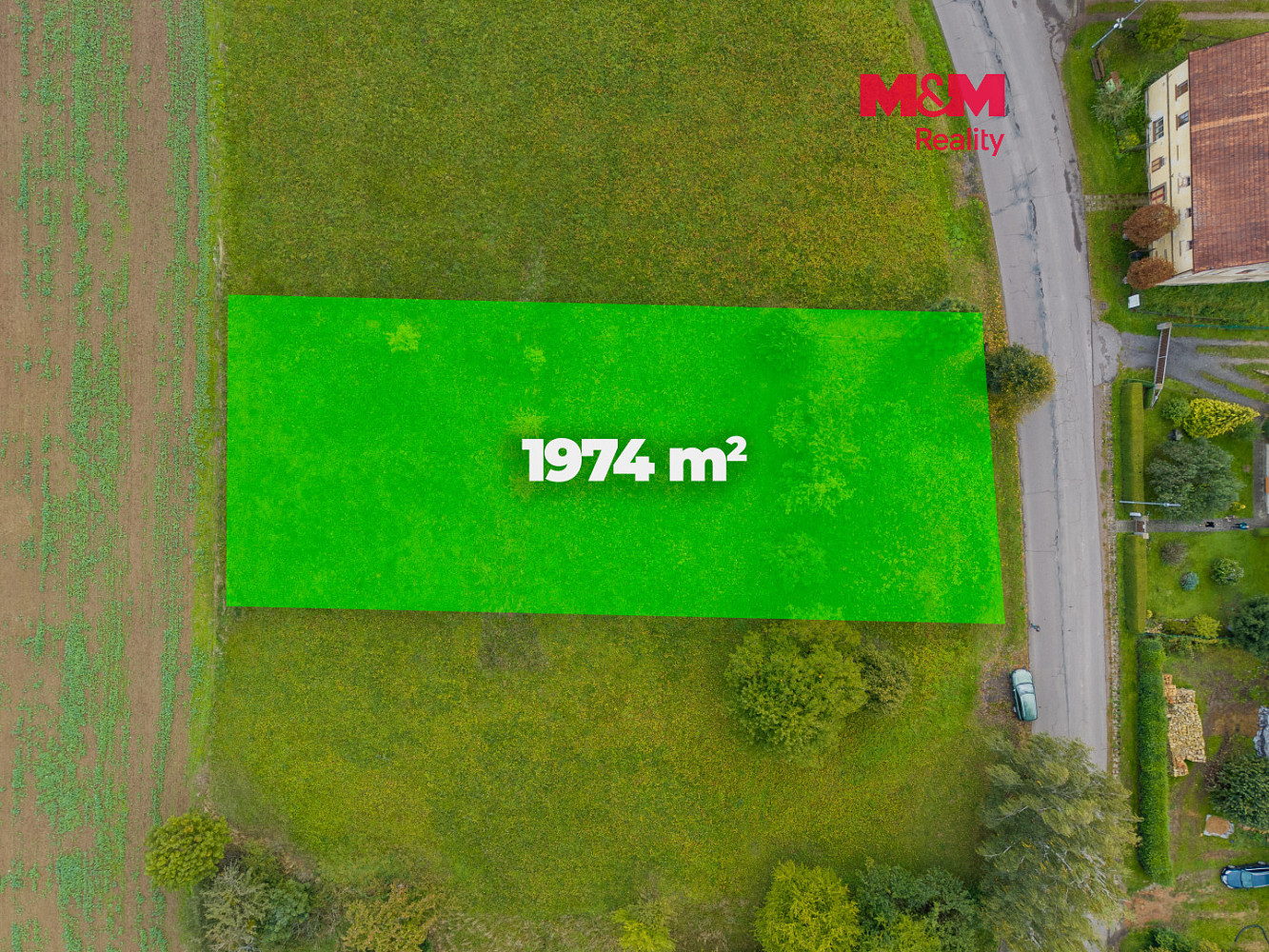 Prodej stavebního pozemku 1 974 m²