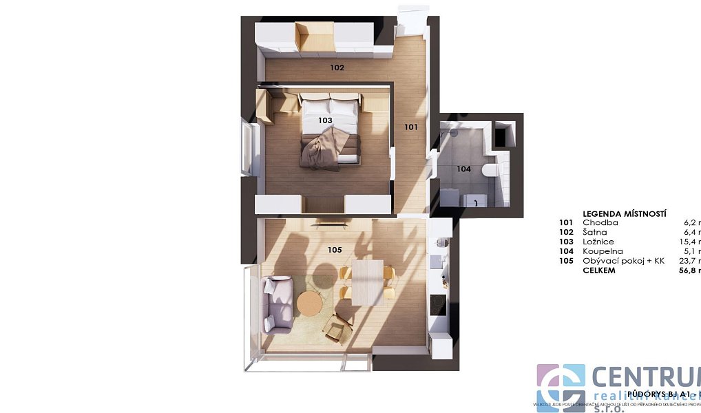 Prodej bytu 2+kk 57 m², Jablonec nad Nisou – náhled fotky 12