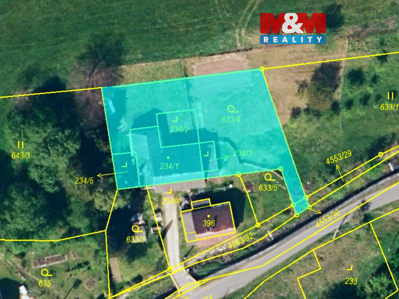 Prodej stavebního pozemku 1 102 m², Skorošice