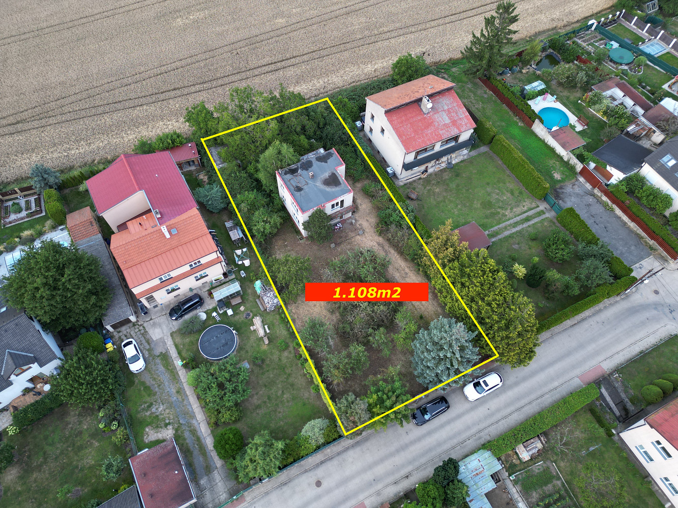 Prodej stavebního pozemku 1 108 m²