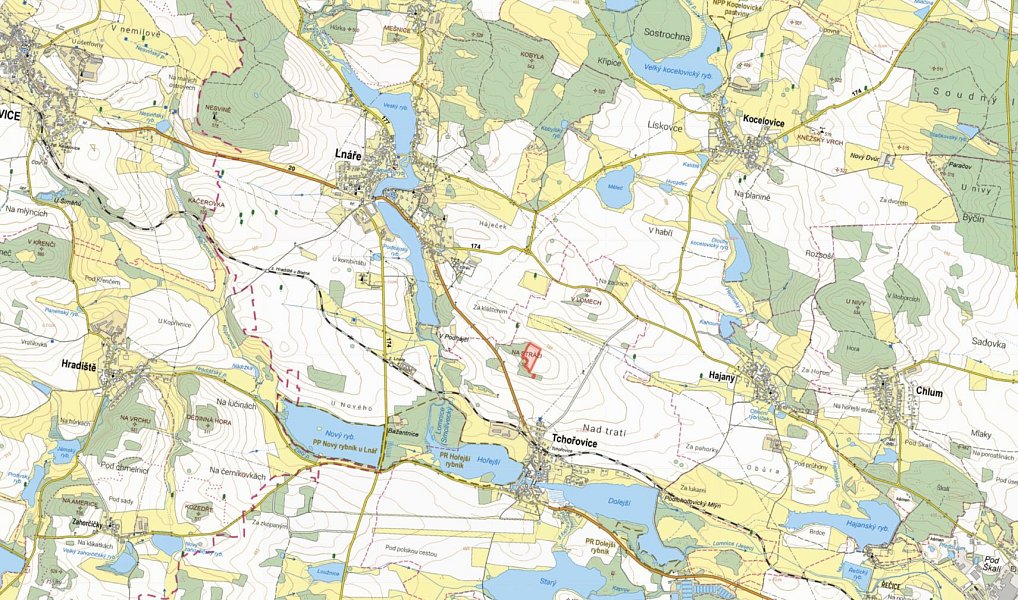 Prodej pole 21 589 m², Tchořovice – náhled fotky 2