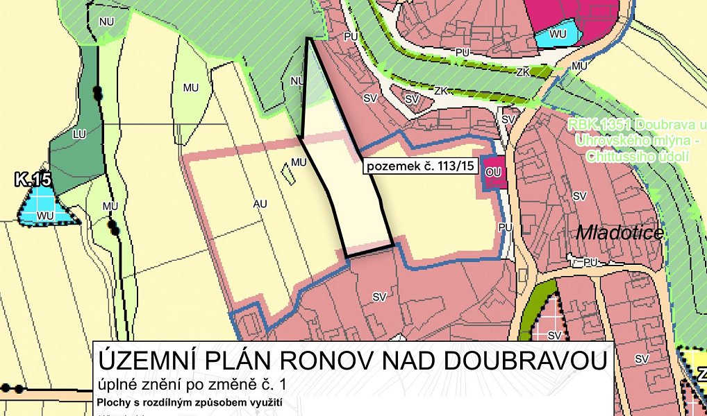 Prodej stavebního pozemku 8 684 m², Ronov nad Doubravou – náhled fotky 2
