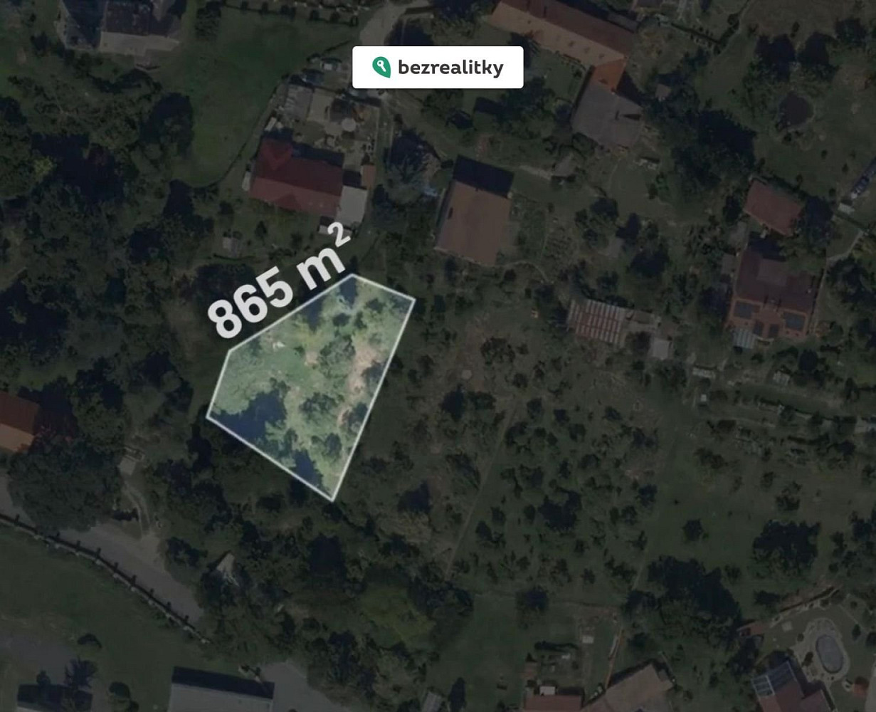Prodej stavebního pozemku 865 m² – fotografie 4