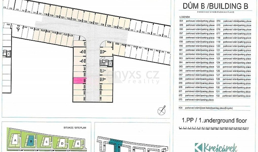 Prodej garážového stání 15 m2, ulice Novovysočanská (Krejcárek) Praha 9, Libeň, Praha – náhled fotky 2