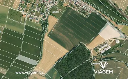 Prodej pole 2 045 m², Velký Borek, okres Mělník