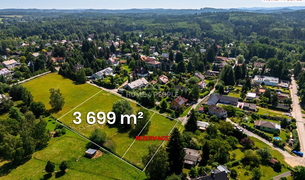 Prodej stavebního pozemku 3 699 m², Kamenice – náhled fotky 4