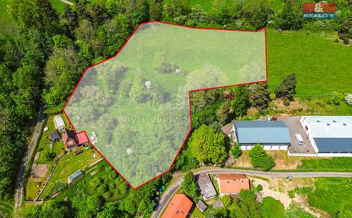 Prodej stavebního pozemku 10 400 m², Sušice - Nuzerov, okres Klatovy