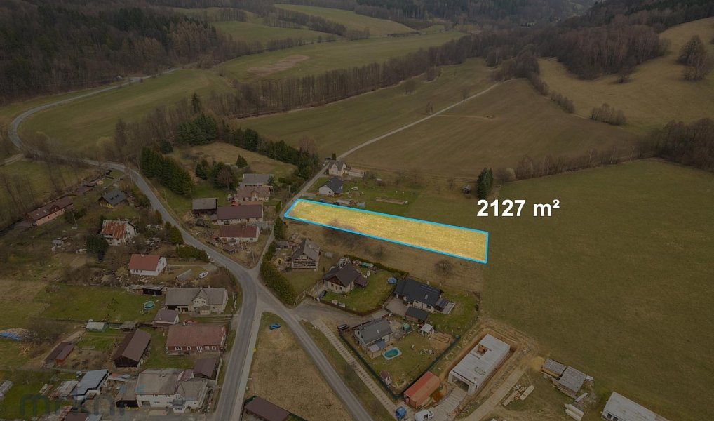Prodej stavebního pozemku 2 127 m², Sobotín – náhled fotky 4