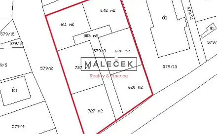 Prodej stavebního pozemku 4 457 m², Podbořany, okres Louny