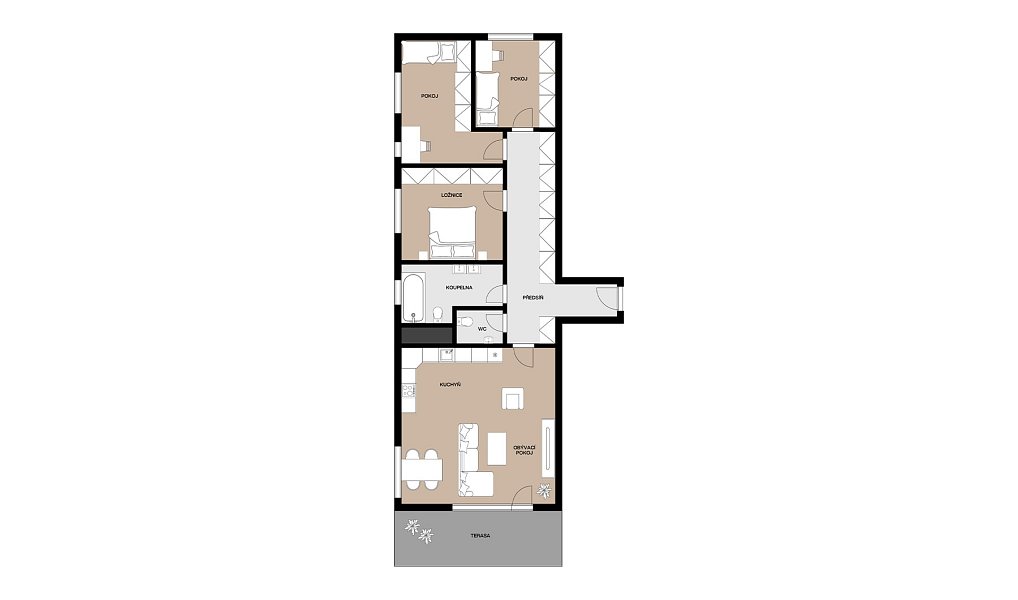 Prodej bytu 4+kk 90 m², Praha – náhled fotky 17