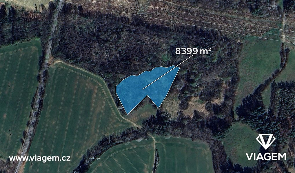 Prodej pole 2 099 m², Kamenná Lhota – náhled fotky 2