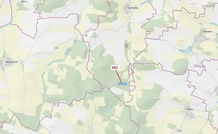 Dražba lesa 11 584 m², Kuřimany