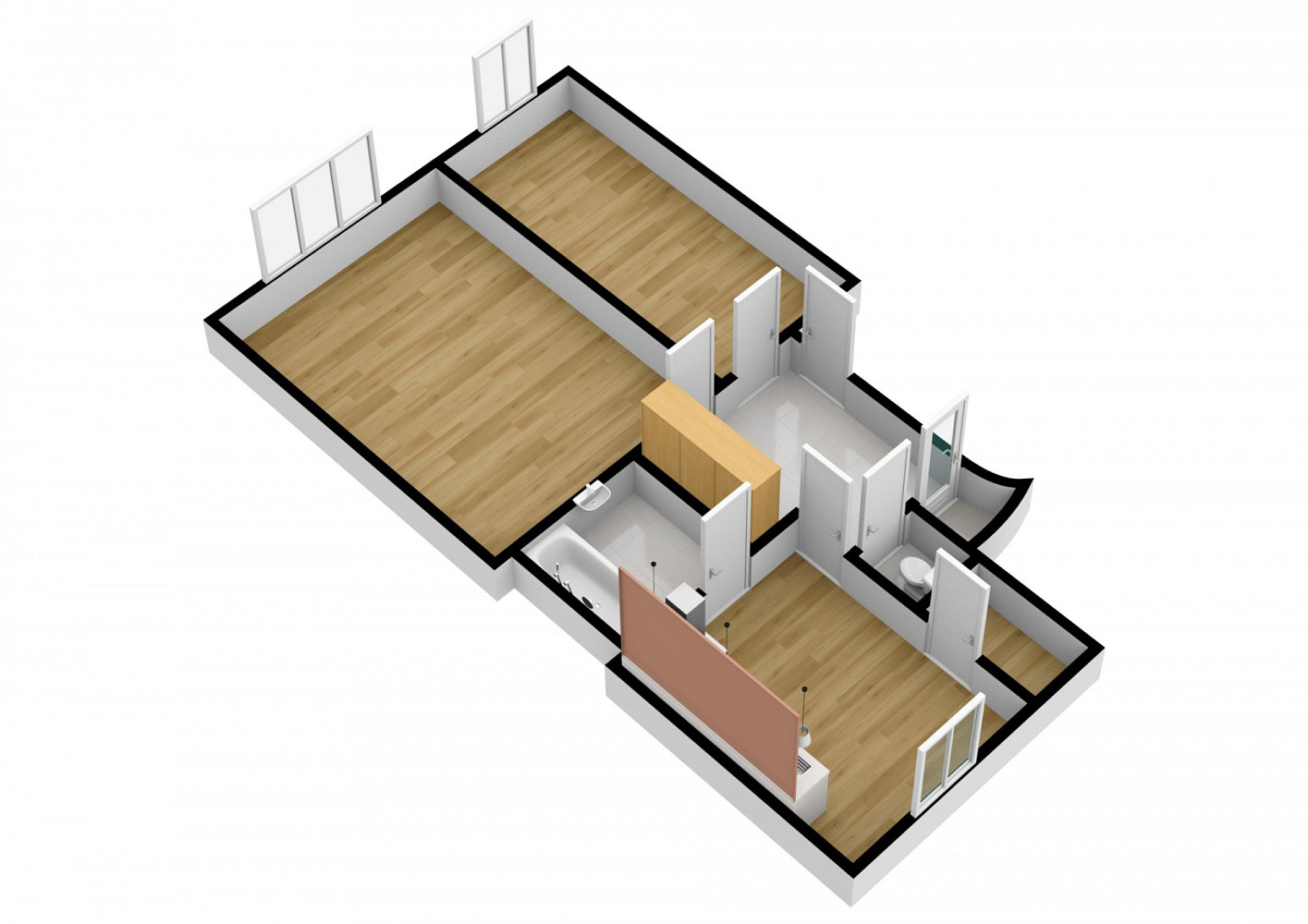 Pronájem bytu 2+1 59 m² – fotografie 5