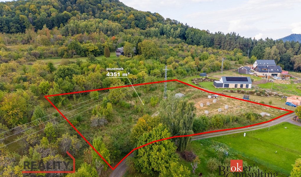 Prodej stavebního pozemku 4 351 m², Svojkov – fotka 1 z 51