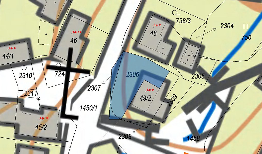 Prodej stavebního pozemku 54 m², Postupice – náhled fotky 3