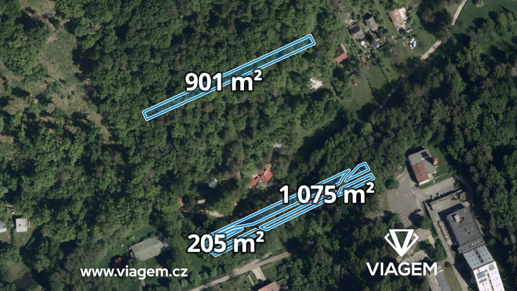 Prodej lesa 545 m²